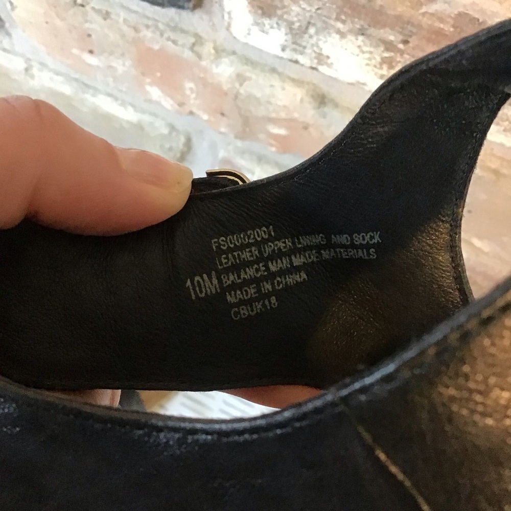 SOFFT Women's Black Leather VERDI LI Wedge Ankle Strap Sandals 10 - Picture 6 of 9